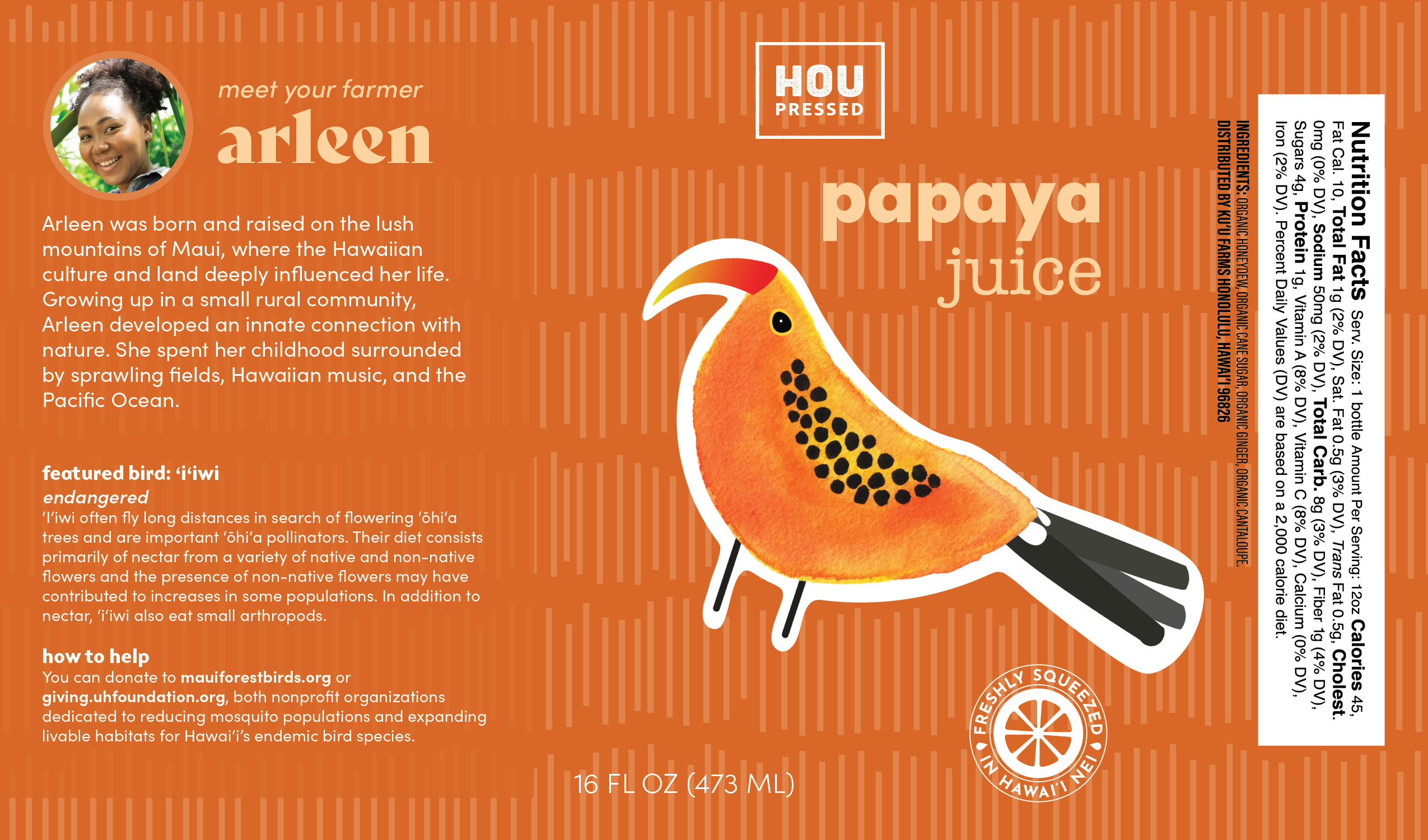 papaya label